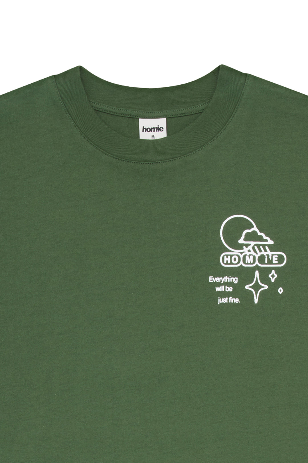 Rain, Hail or Shine Tee - Forest Green