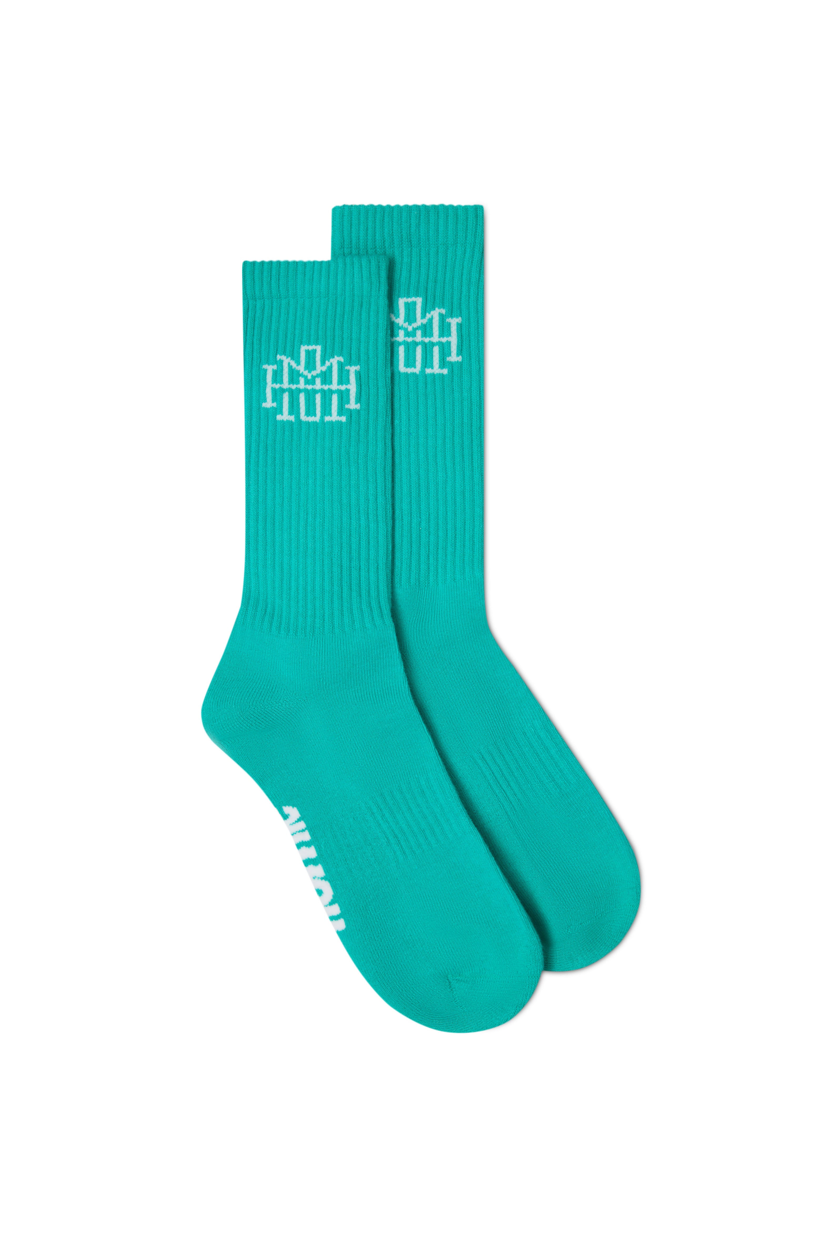 Monogram Socks - Teal