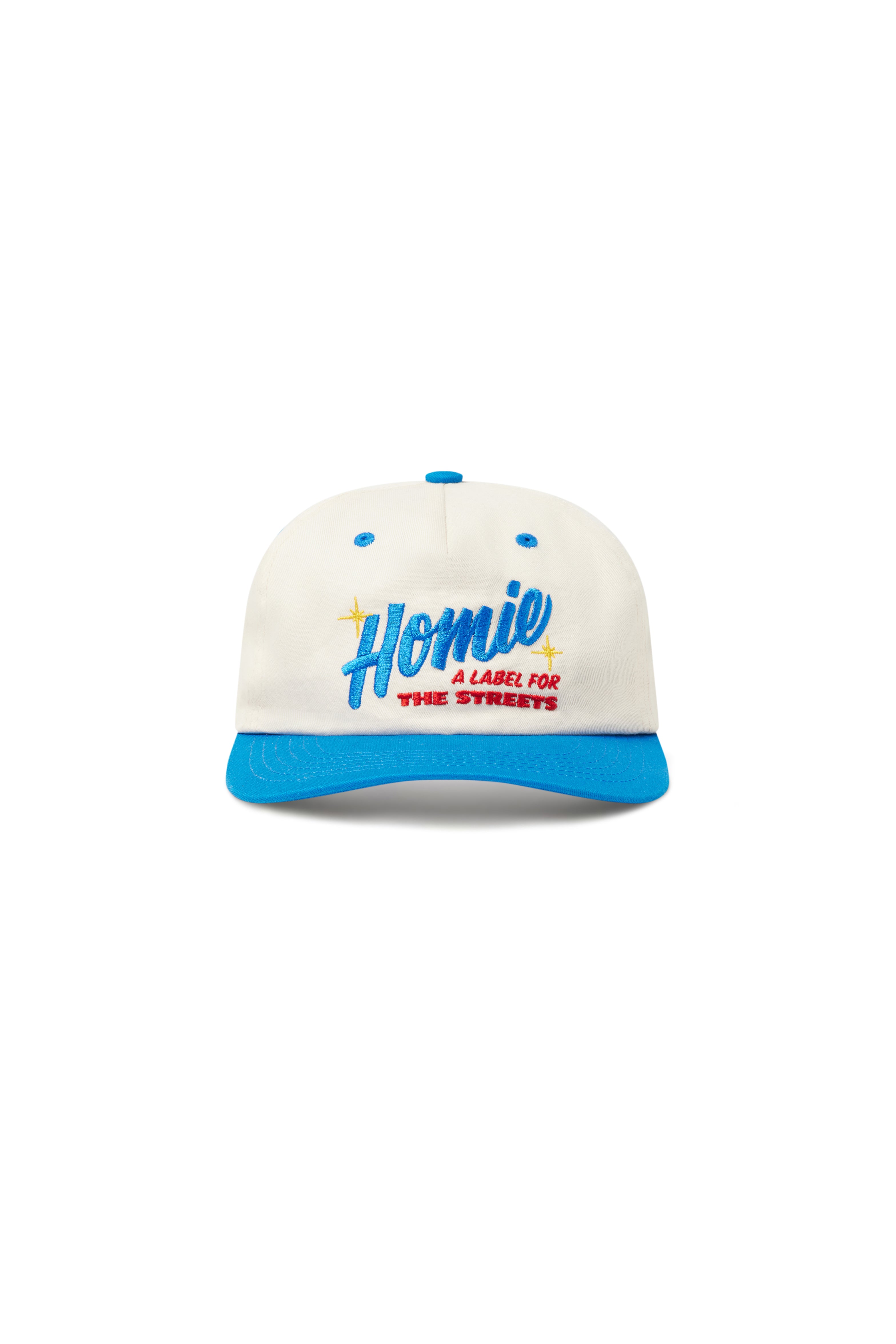 Painters Snapback - Cream / Royal Blue