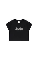 Shining Star Baby Tee - Black