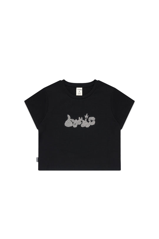 Shining Star Baby Tee - Black