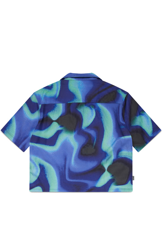 Digital Dream Cuban Shirt - Blue / Green