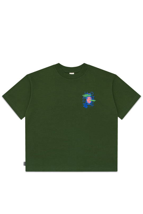 Digital Art Tee - Forest Green