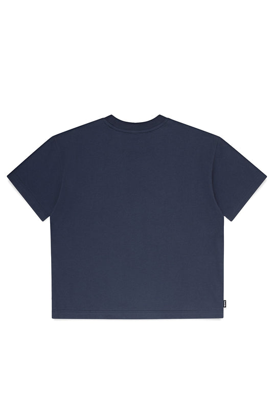 Earth Blossom Tee - Navy
