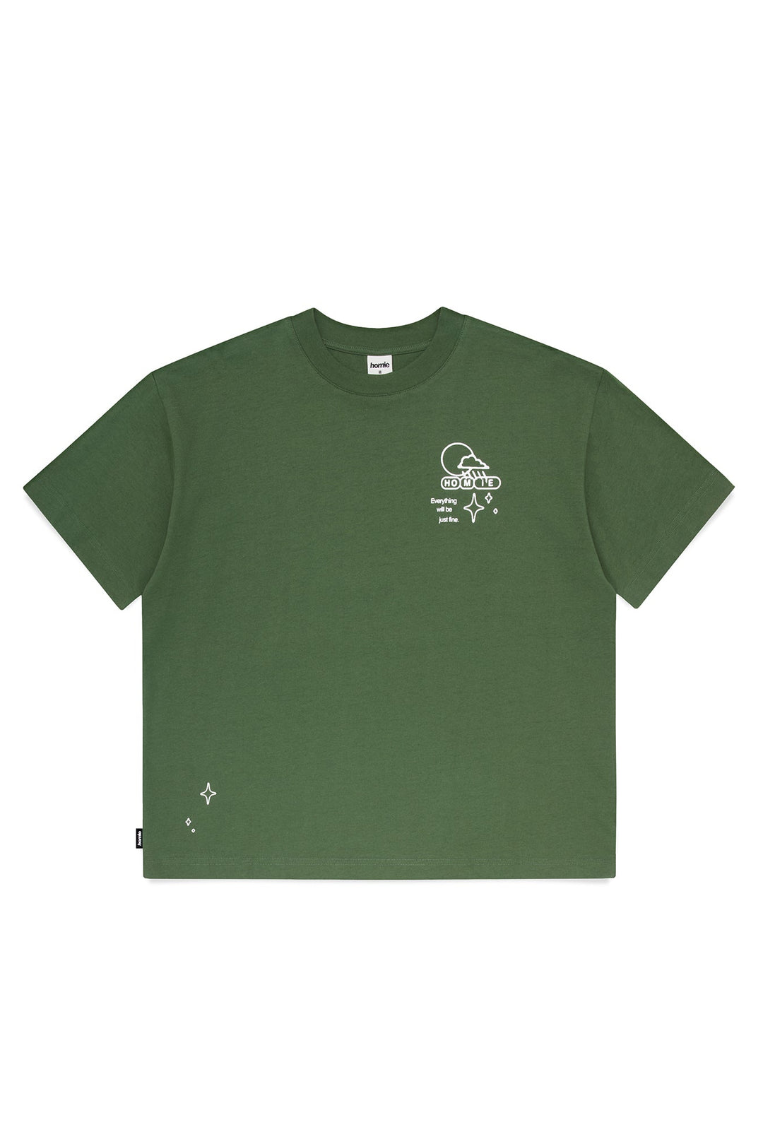 Rain, Hail or Shine Tee - Forest Green