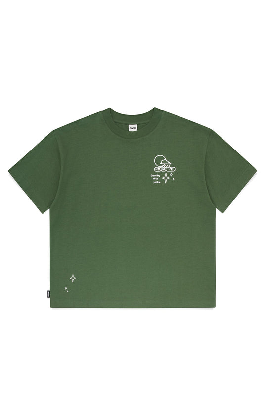 Rain, Hail or Shine Tee - Forest Green