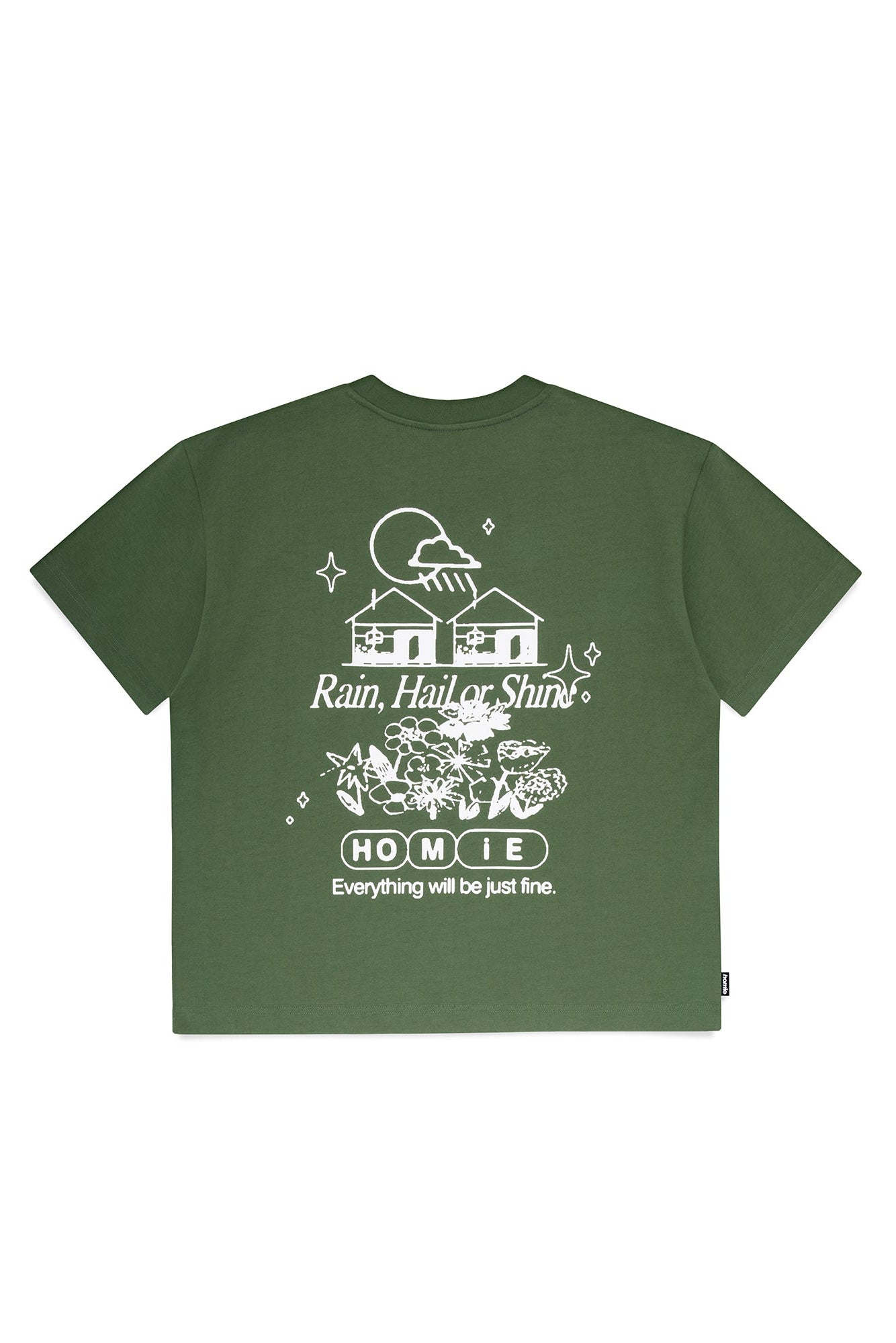 Rain, Hail or Shine Tee - Forest Green