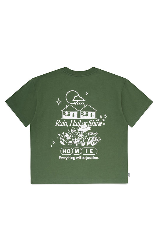 Rain, Hail or Shine Tee - Forest Green