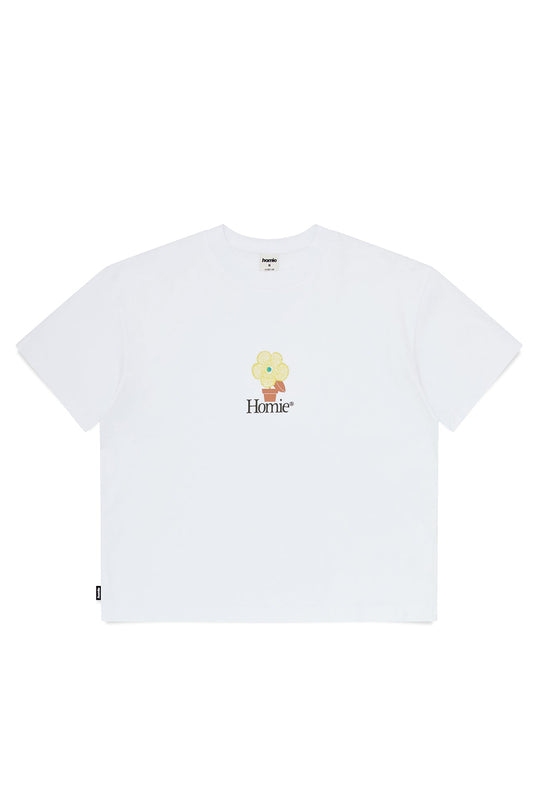 Earth Blossom Tee - White