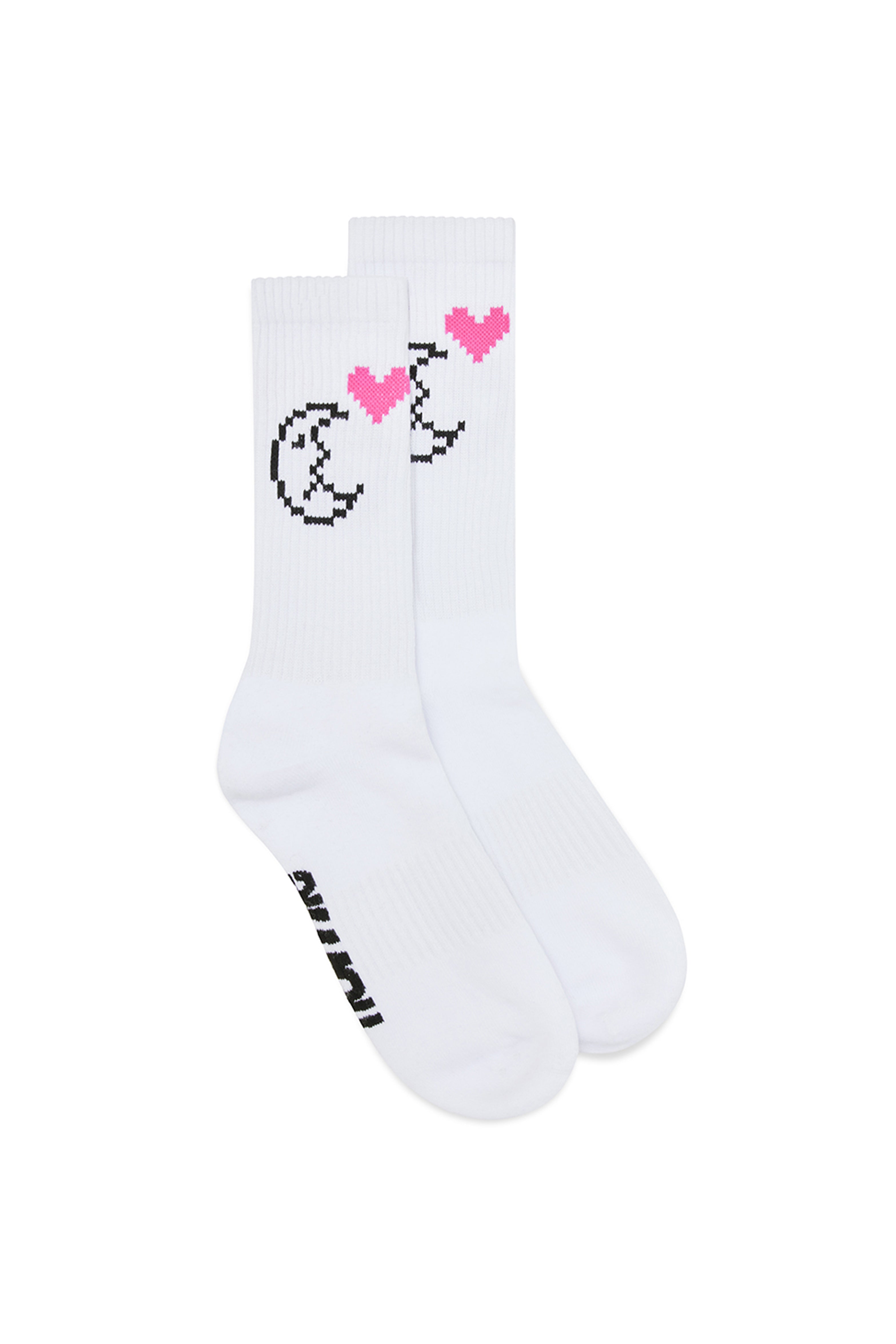 Moon Socks - White
