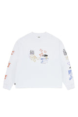 Message LS Tee - White