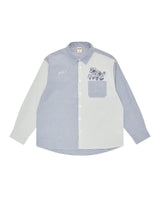 Purpose Oxford Shirt - Apple Green/Navy