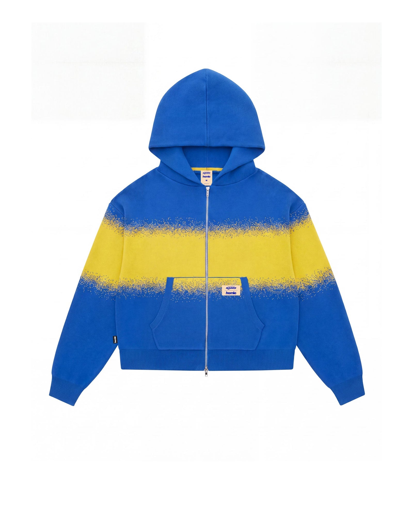 Los Angeles Rams - Crop Zip Knitted Hoodie