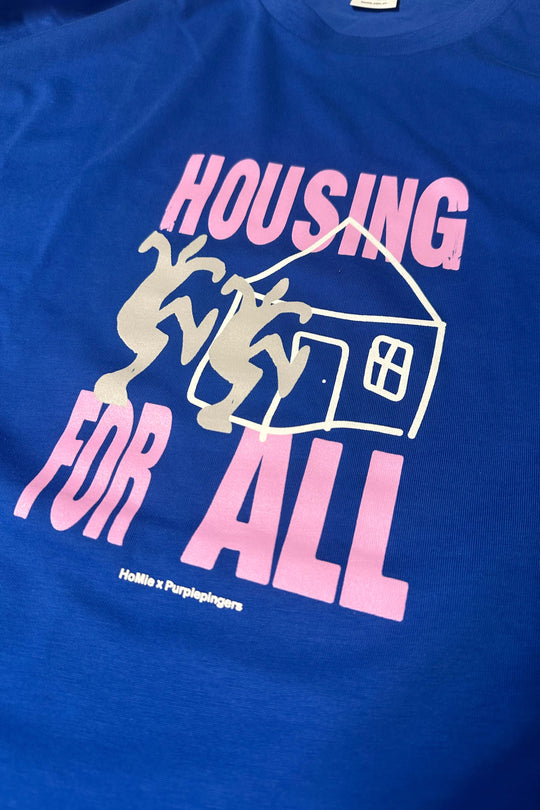 Oversized Housing For All Tee - Royal Blue