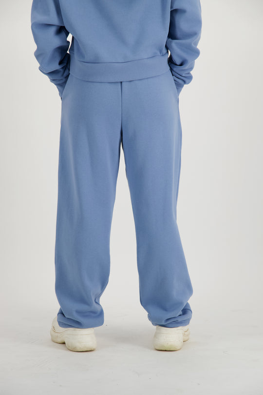 Wide Leg HoMie Trackpants - Vista Blue