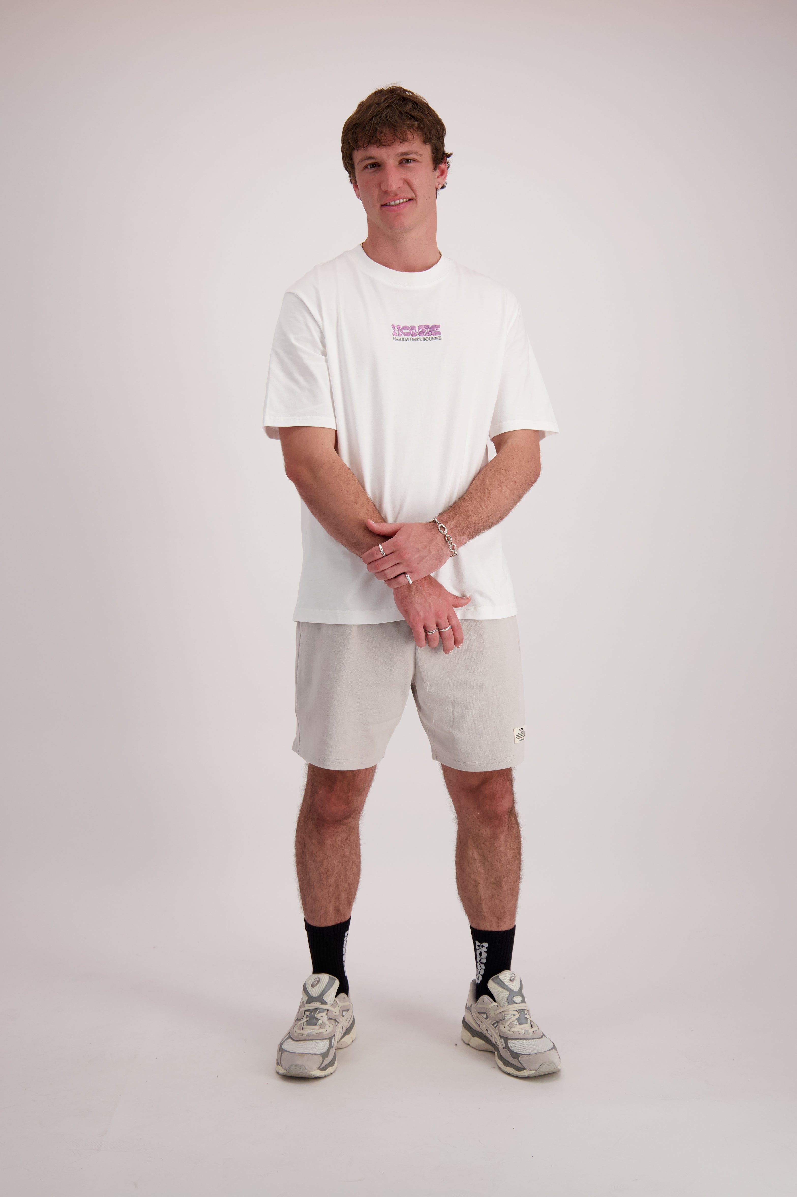 HoMie Logo Tee 2.0 - White (XS, XXL)