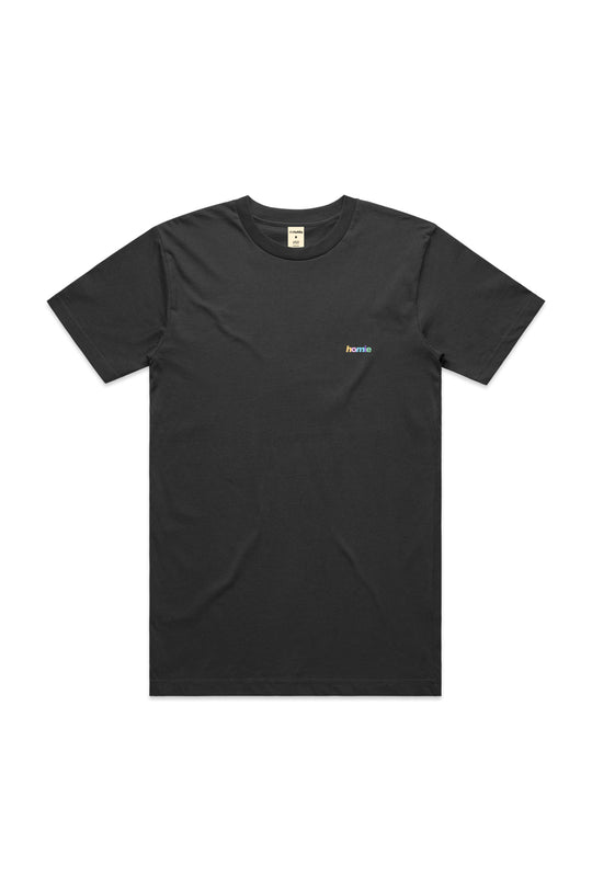 Rainbow Tee - Coal