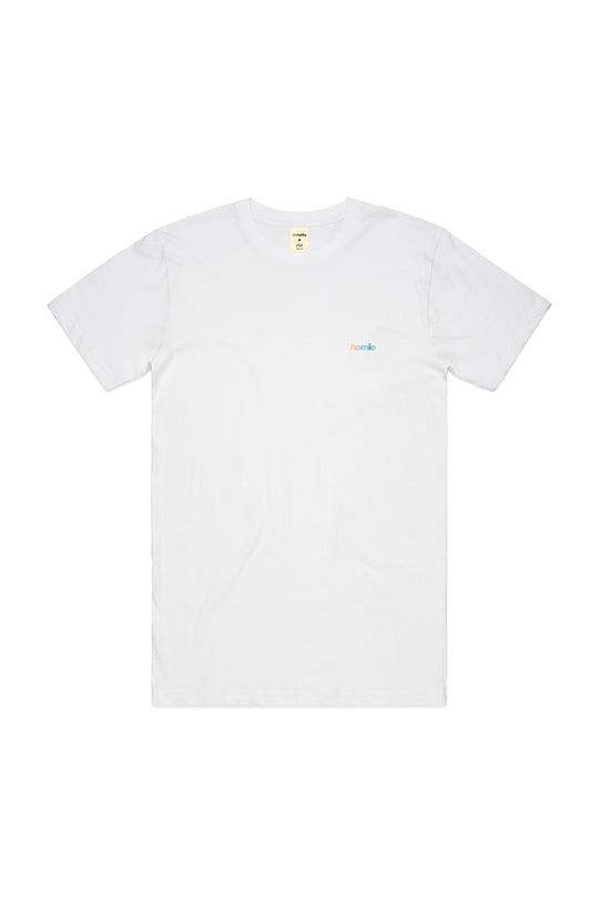 Rainbow Tee - White