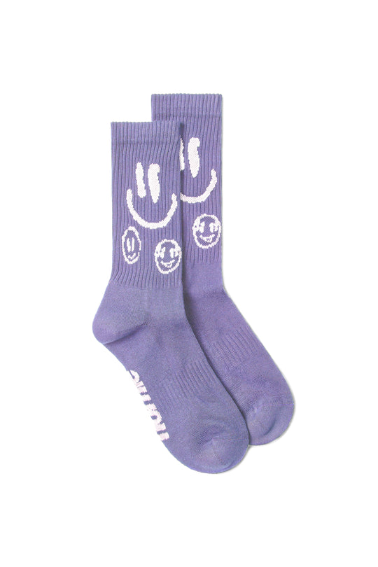 Smile Socks - Lilac