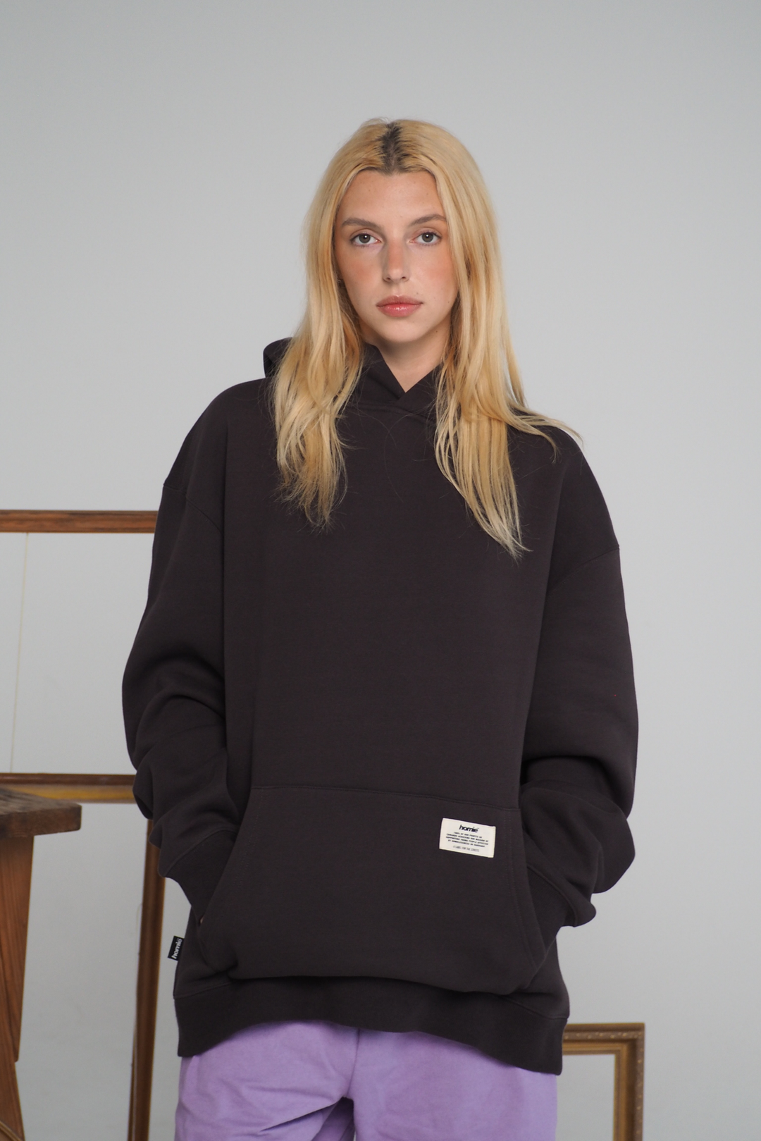 Heavy Weight Hoodie Charcoal – - Main Image