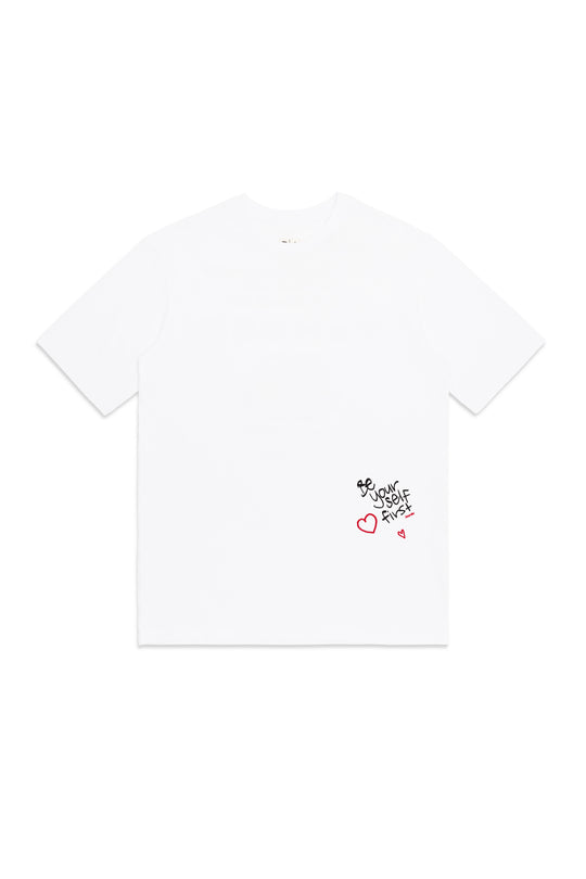 Be Yourself Tee - White