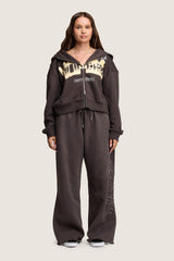 Shadow Baggy Trackpants - Charcoal