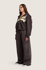 Shadow Baggy Trackpants - Charcoal