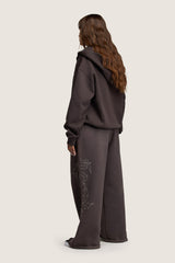 Shadow Baggy Trackpants - Charcoal