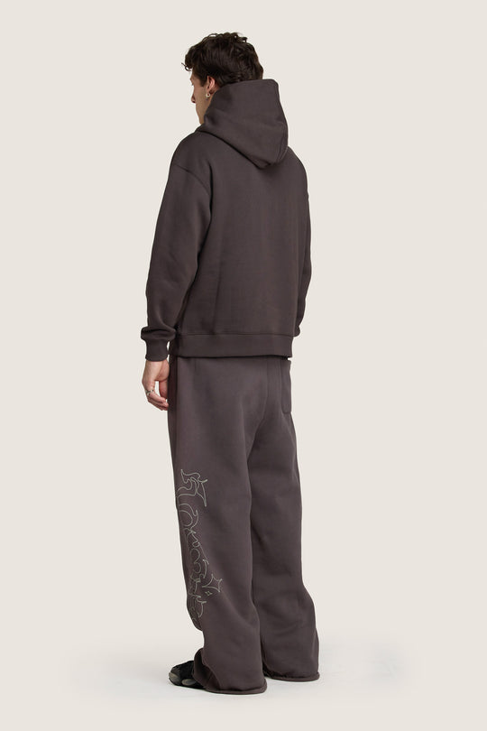 Shadow Baggy Trackpants - Charcoal