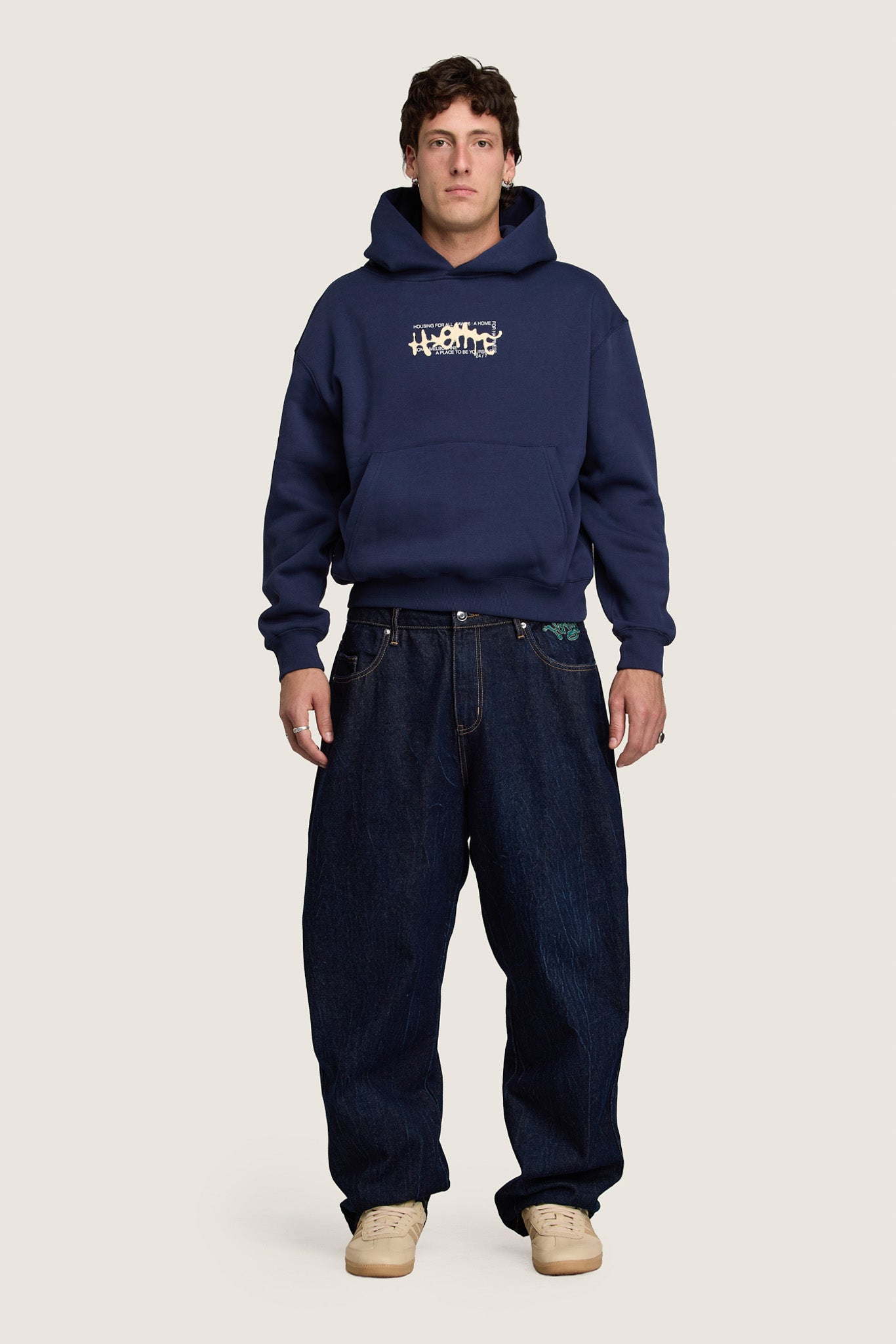 A Place To Be Yourself Hoodie - Navy