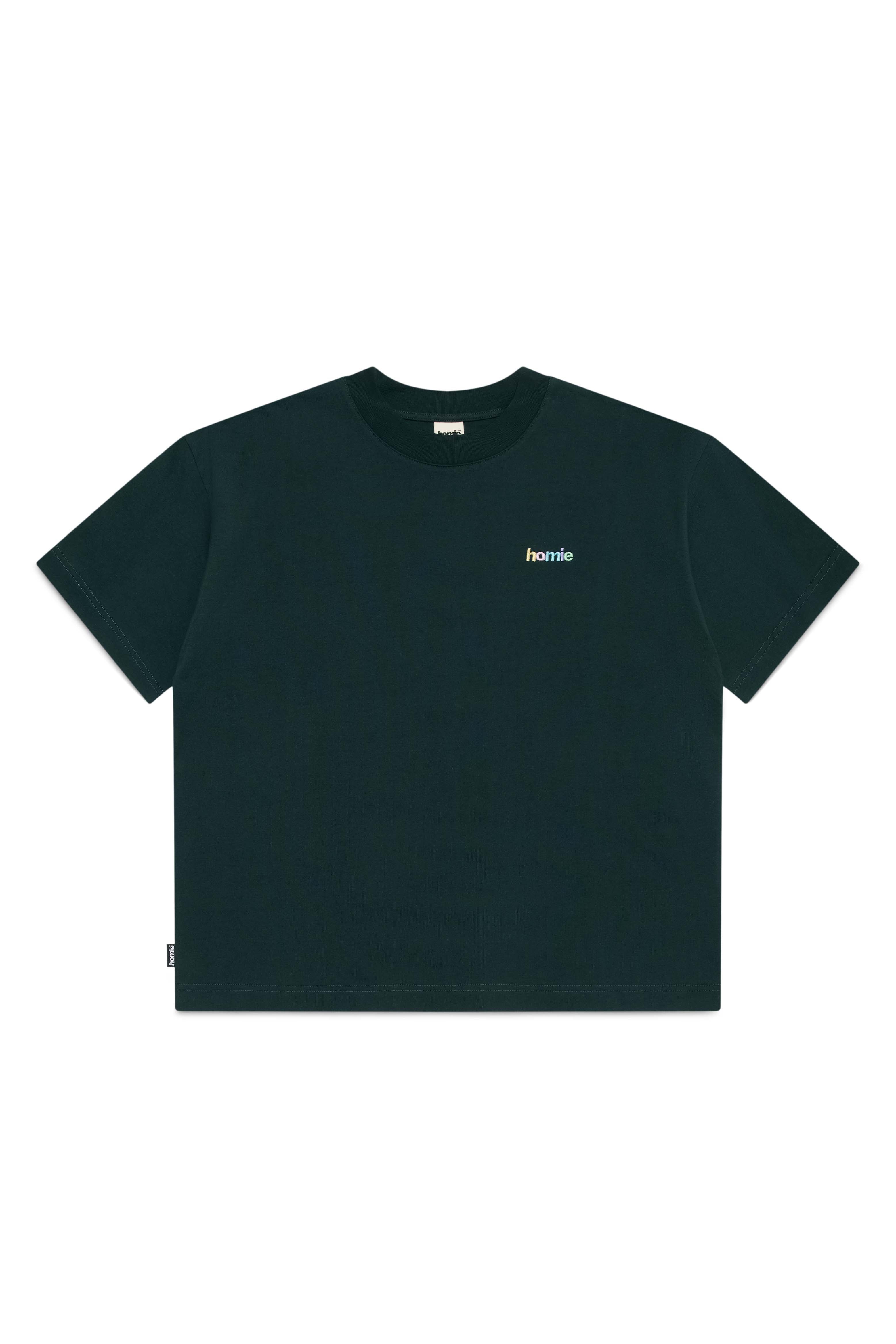 Rainbow Tee - Pine Green