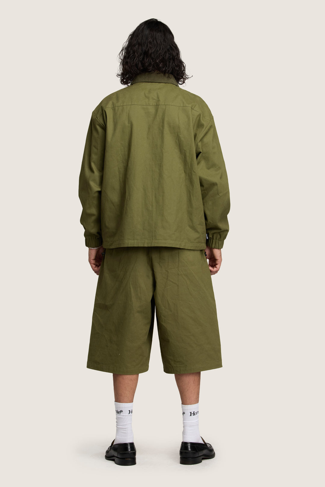Personal Growth Longline Shorts - Khaki