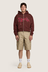 Shadow Zip Hoodie  - Fondant