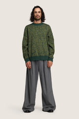 Venation Reversible Knit  - Botany