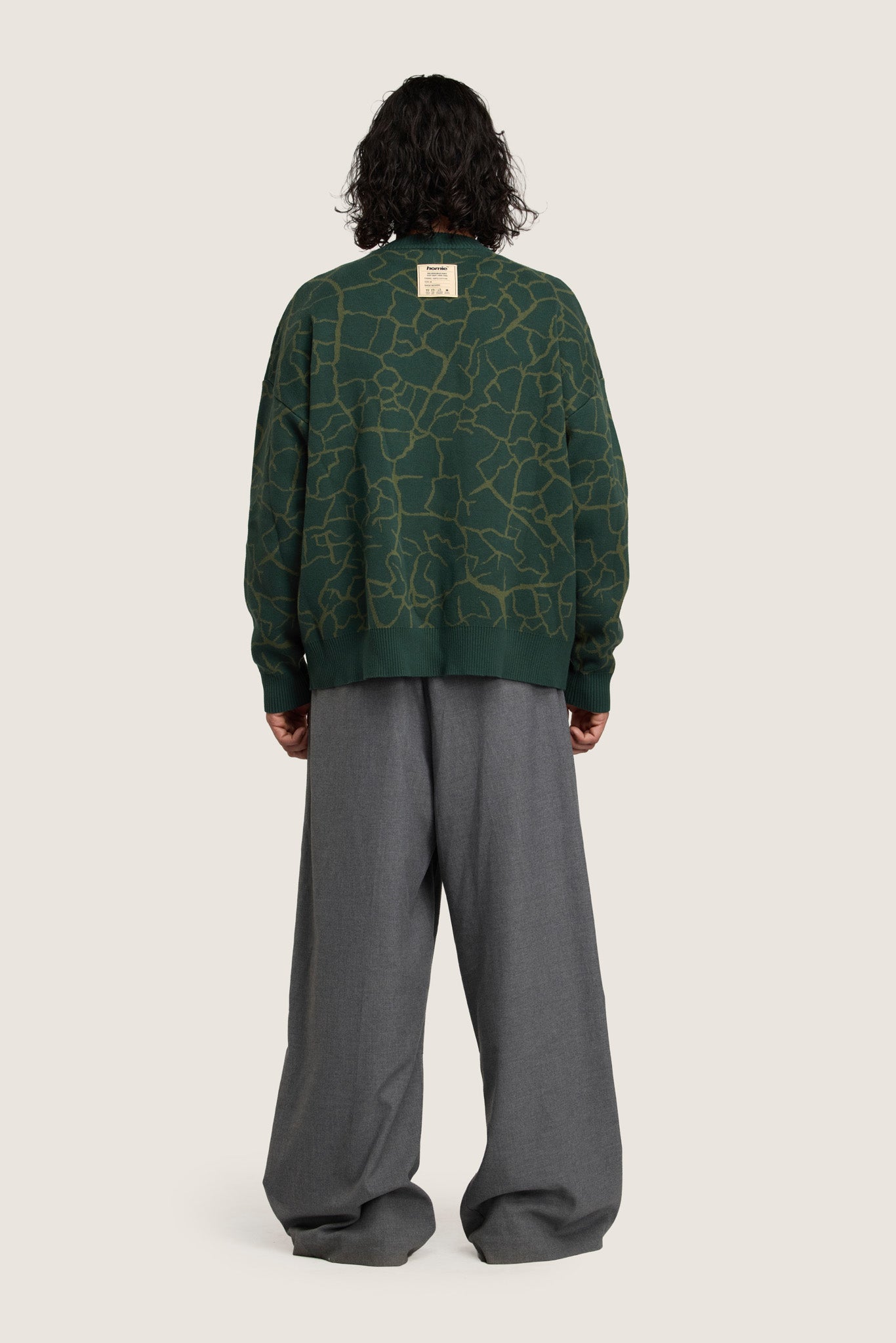 Venation Reversible Knit  - Botany