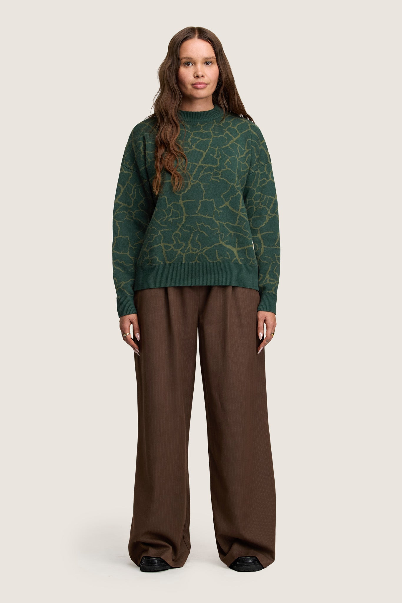 Venation Reversible Knit  - Botany
