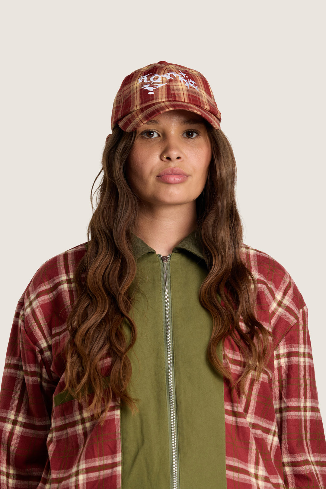 Shadow Tartan Dad Cap - Tartan