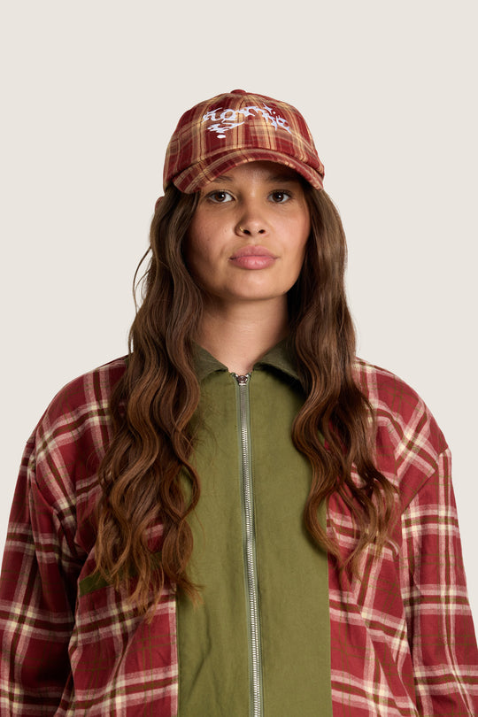 Shadow Tartan Dad Cap - Tartan