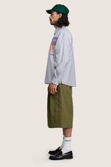 Growing Patterns Oxford Shirt - Cotton Stripe Poplin