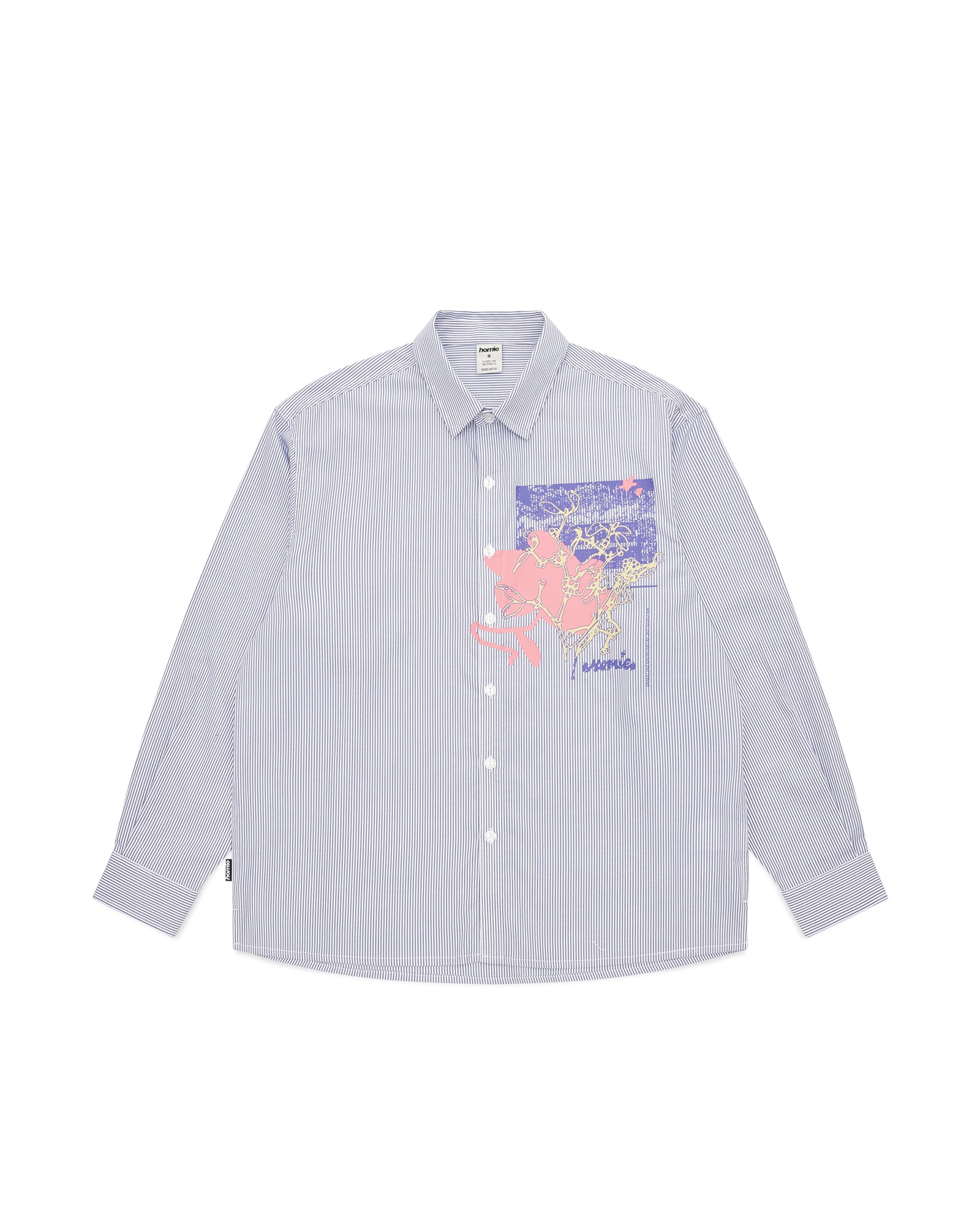 Growing Patterns Oxford Shirt - Cotton Stripe Poplin