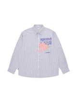 Growing Patterns Oxford Shirt - Cotton Stripe Poplin