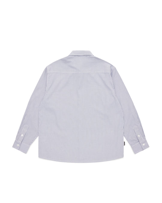 Growing Patterns Oxford Shirt - Cotton Stripe Poplin