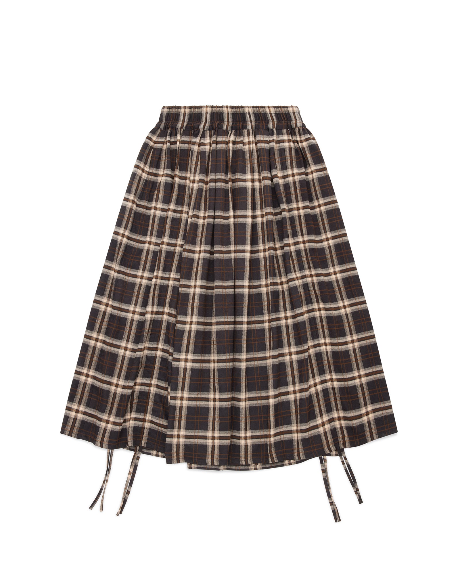 Kristy Tartan Skirt - Espresso