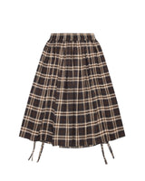 Kristy Tartan Skirt - Espresso