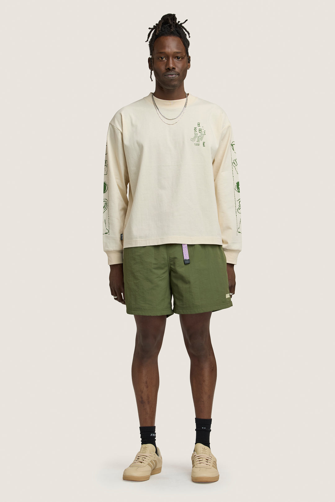Beautiful World LS Tee - Mushroom