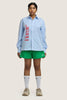 Stripe Shorts - Emerald