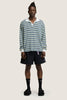 Stripe Rugby Knit - Blue
