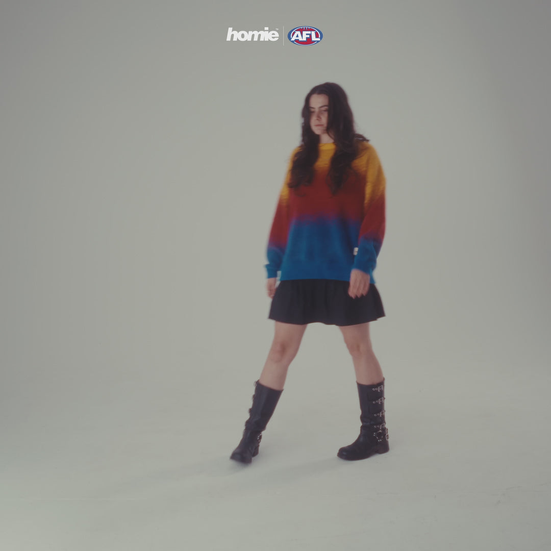 Brisbane Lions Club Knit