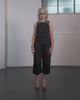 Cargo Capri Pants - Black