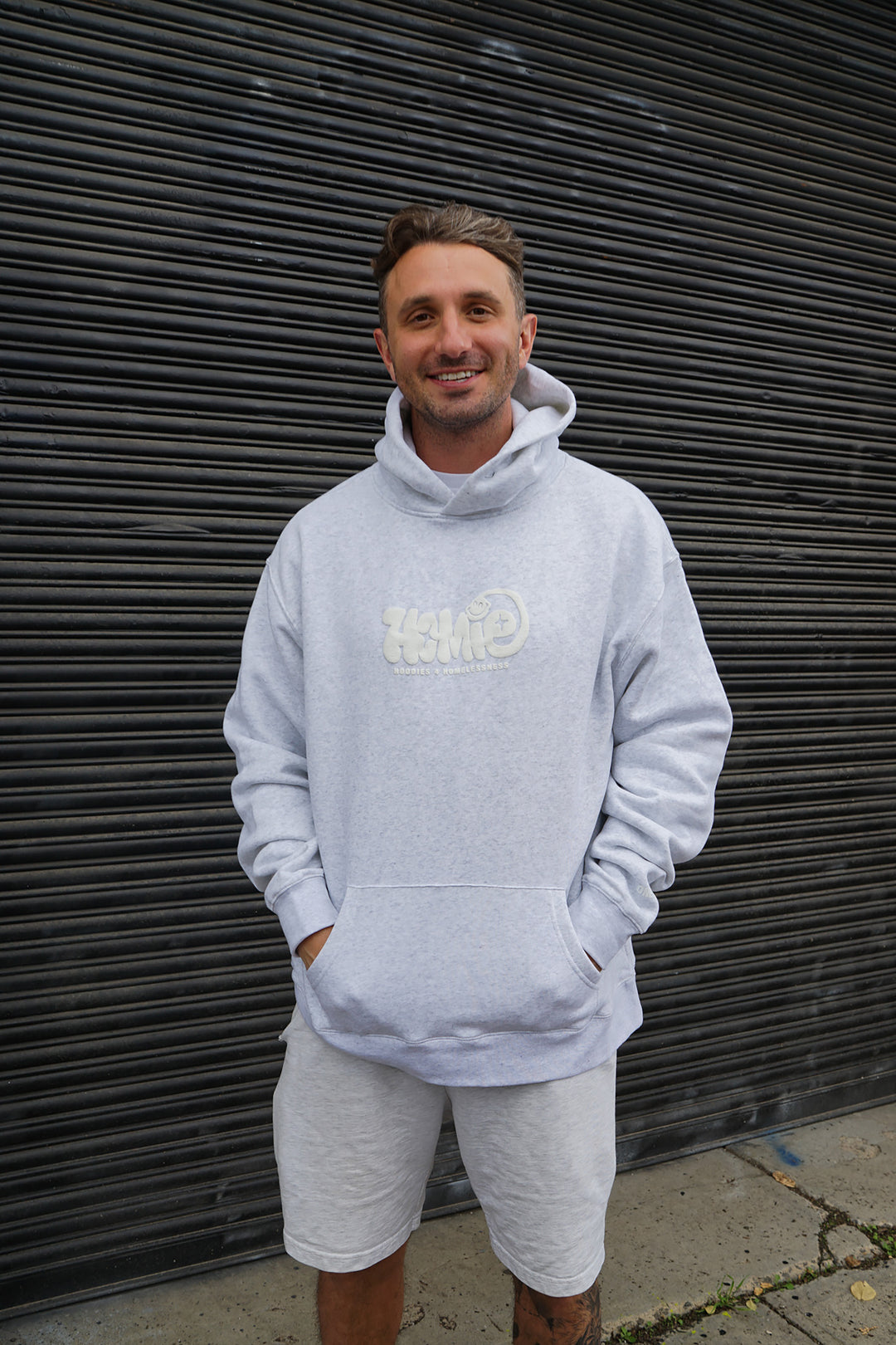 H4H Hoodie - White Marle